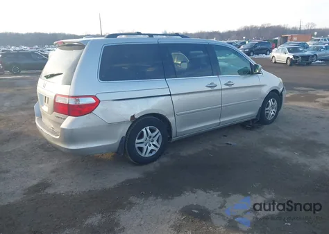 2005 Honda Odyssey Ex-L из США, поврежденный, VIN 5FNRL38755B102260